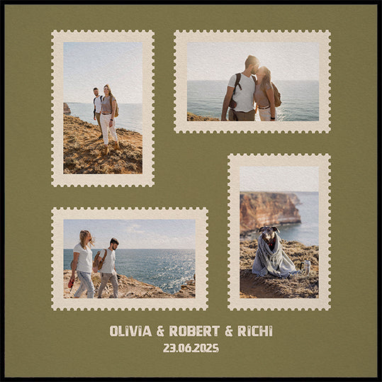 Personal Travel Postmark Plakat