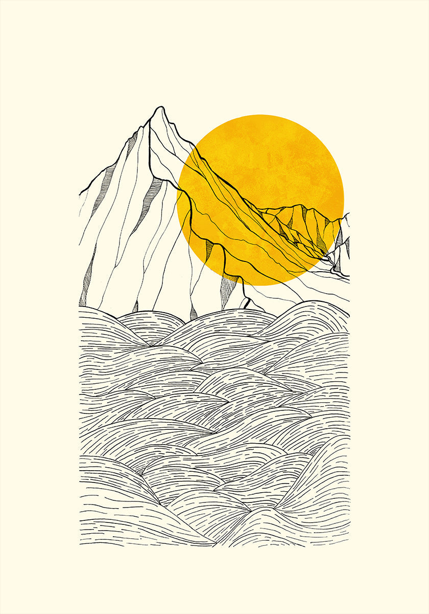 Peak waves Plakat