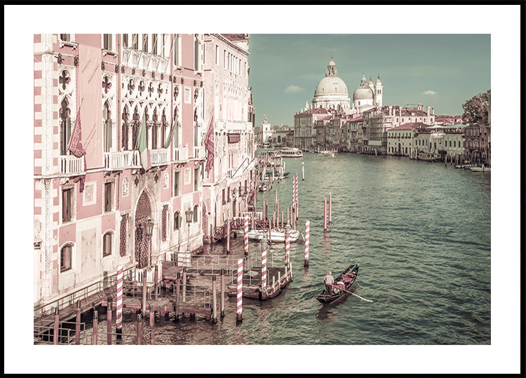 VENICE Canal Grande &amp; Santa Maria della Salute | urban vintage style Plakat