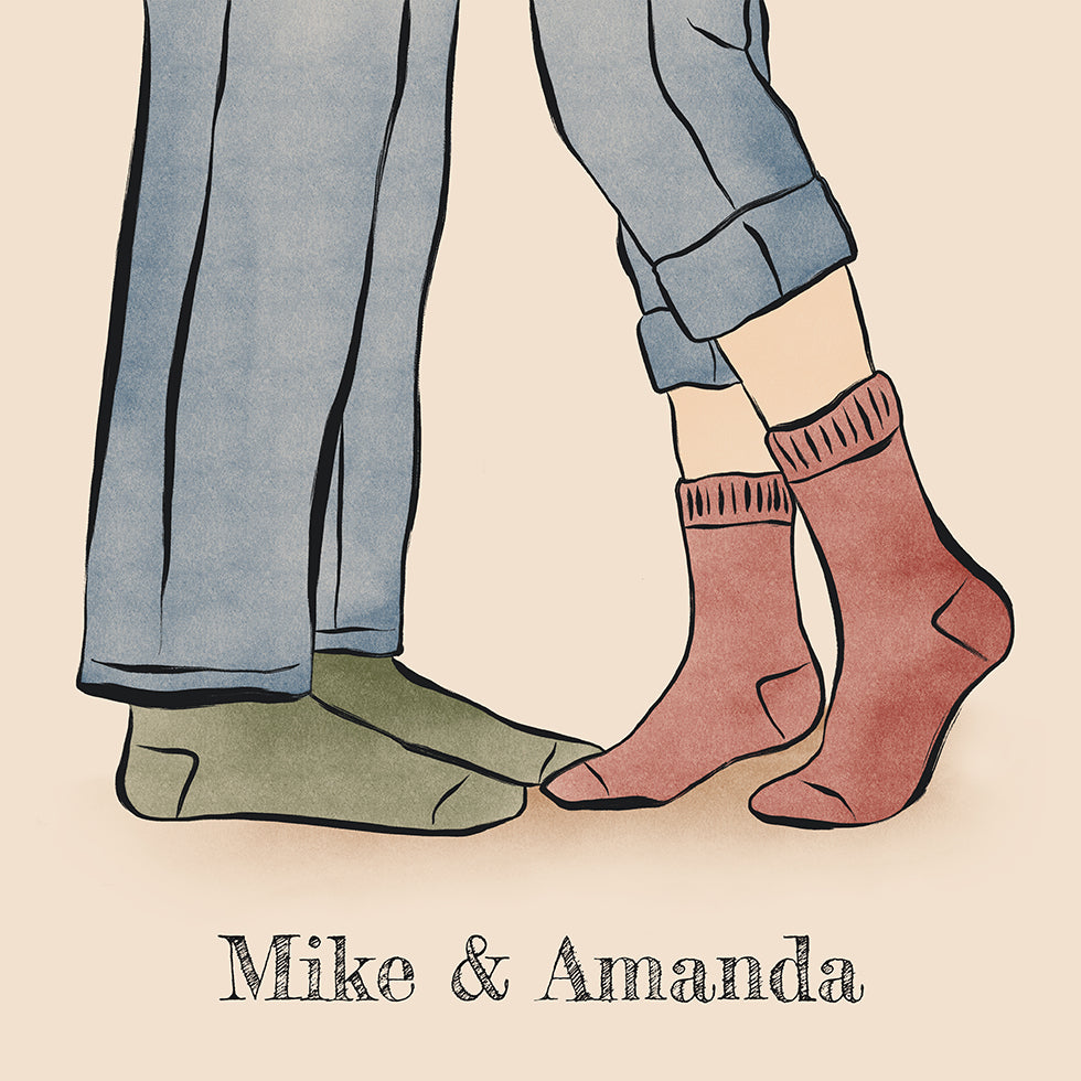 Couple Names Personal Plakat