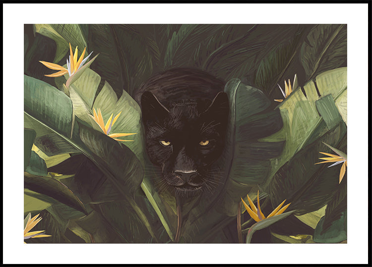 Black Panther Jungle Gaze Plakat