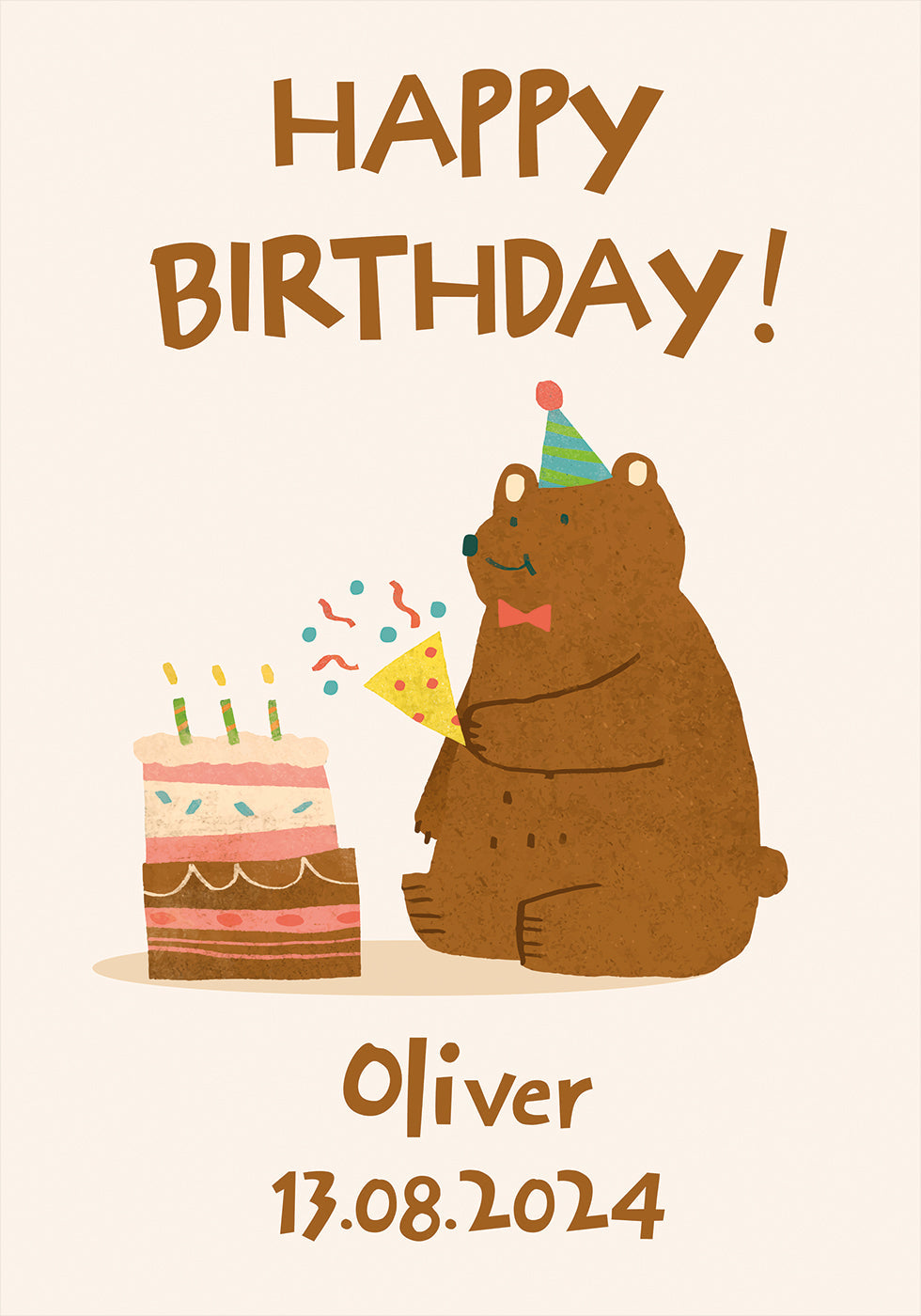 Kid's Birthday Personal Plakat