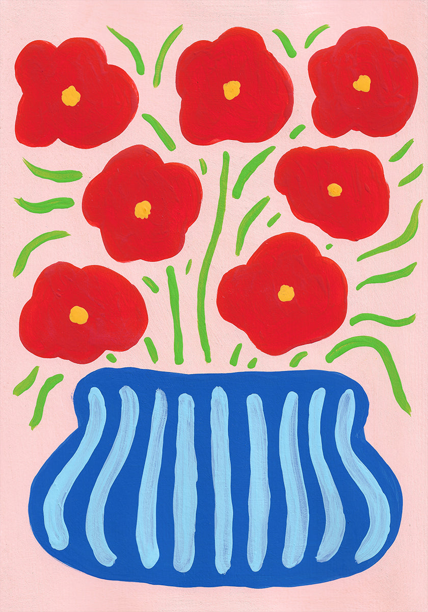 Red Flowers Plakat