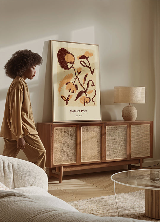 Abstractprint Plakat