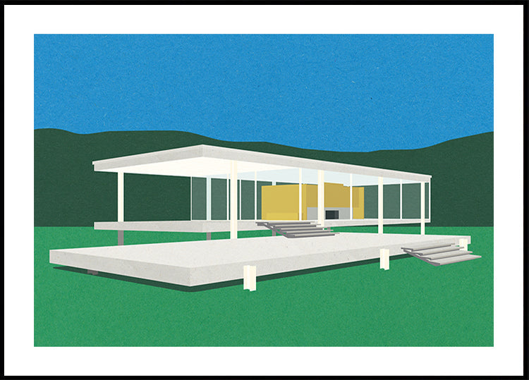 Ludwig Mies Van Der Rohe Farnsworth House Plakat