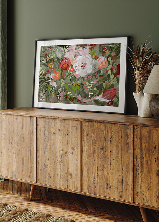 Floral Whirlwind Plakat