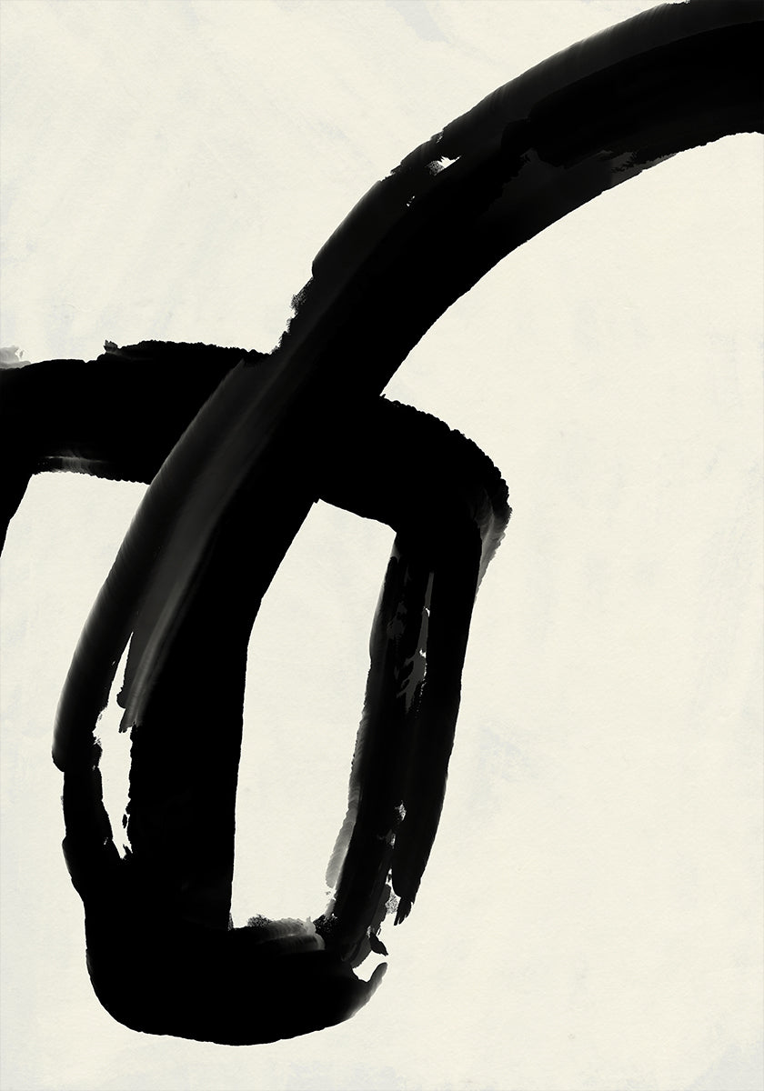 Bold Inkwash Strokes Plakat