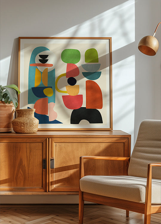 Minimal Abstract Geometry 2 Plakat