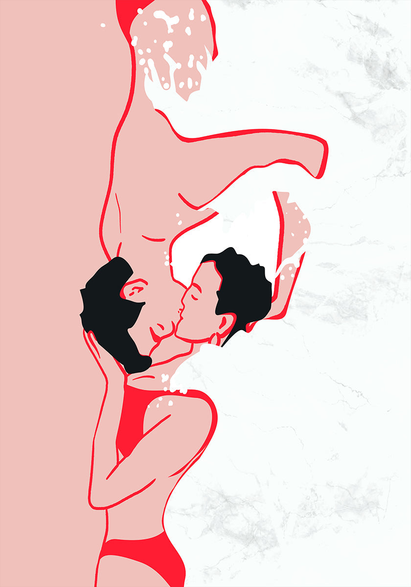 Ethereal Kiss In the Waves Plakat