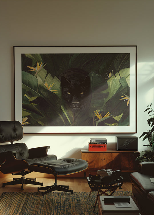 Black Panther Jungle Gaze Plakat