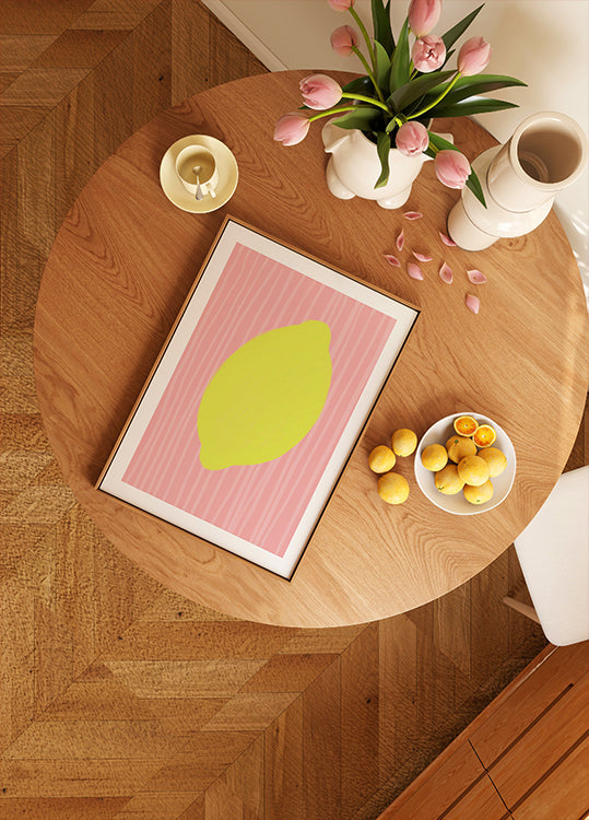 Lemon Glow Plakat