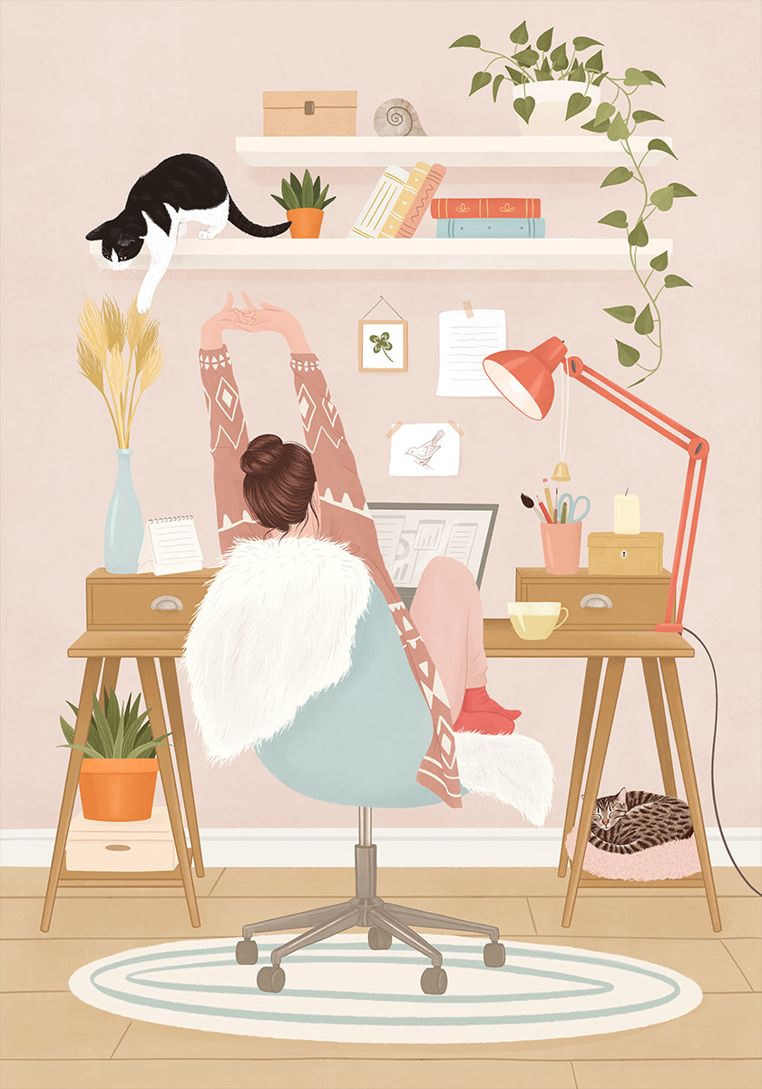 Home office Plakat