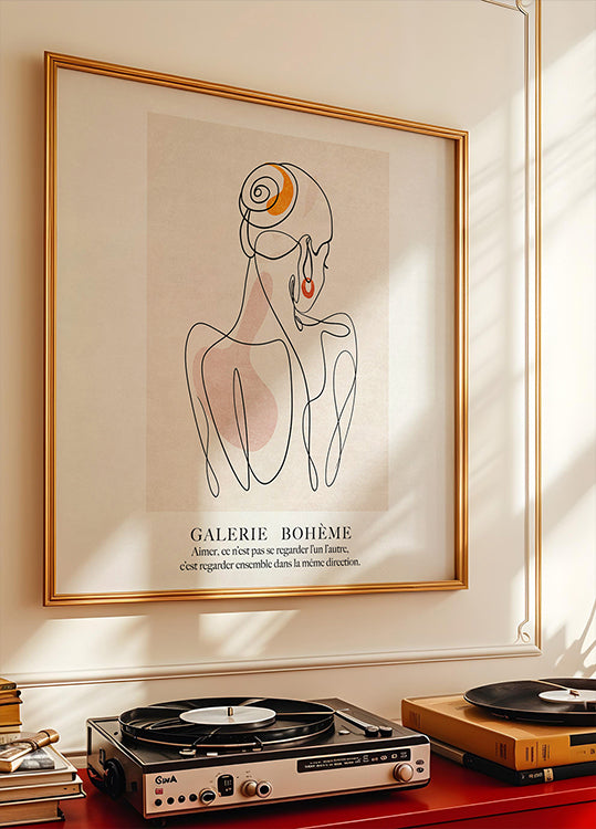 Elegant Silhouette Plakat