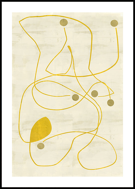 Neutral Lines and Dots 2 Plakat