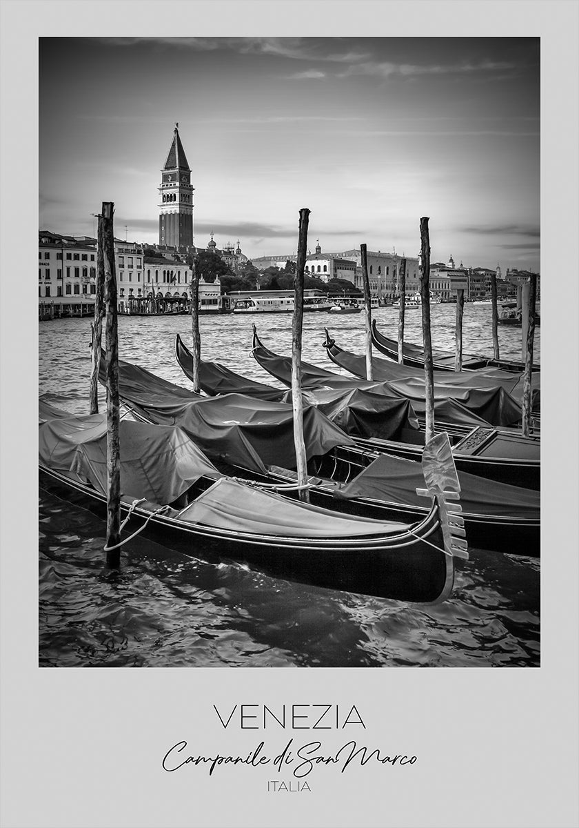 In focus: VENICE Grand Canal and St Mark's Campanile Plakat