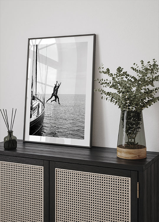 Jumping From a Boat Plakat