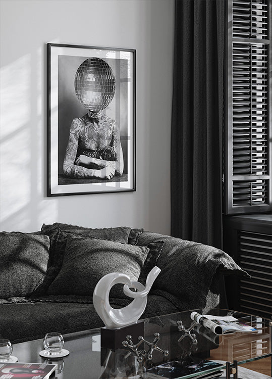 DISCO VINTAGE PORTRAIT Plakat