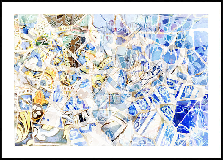Mosaic of Barcelona 01 Plakat