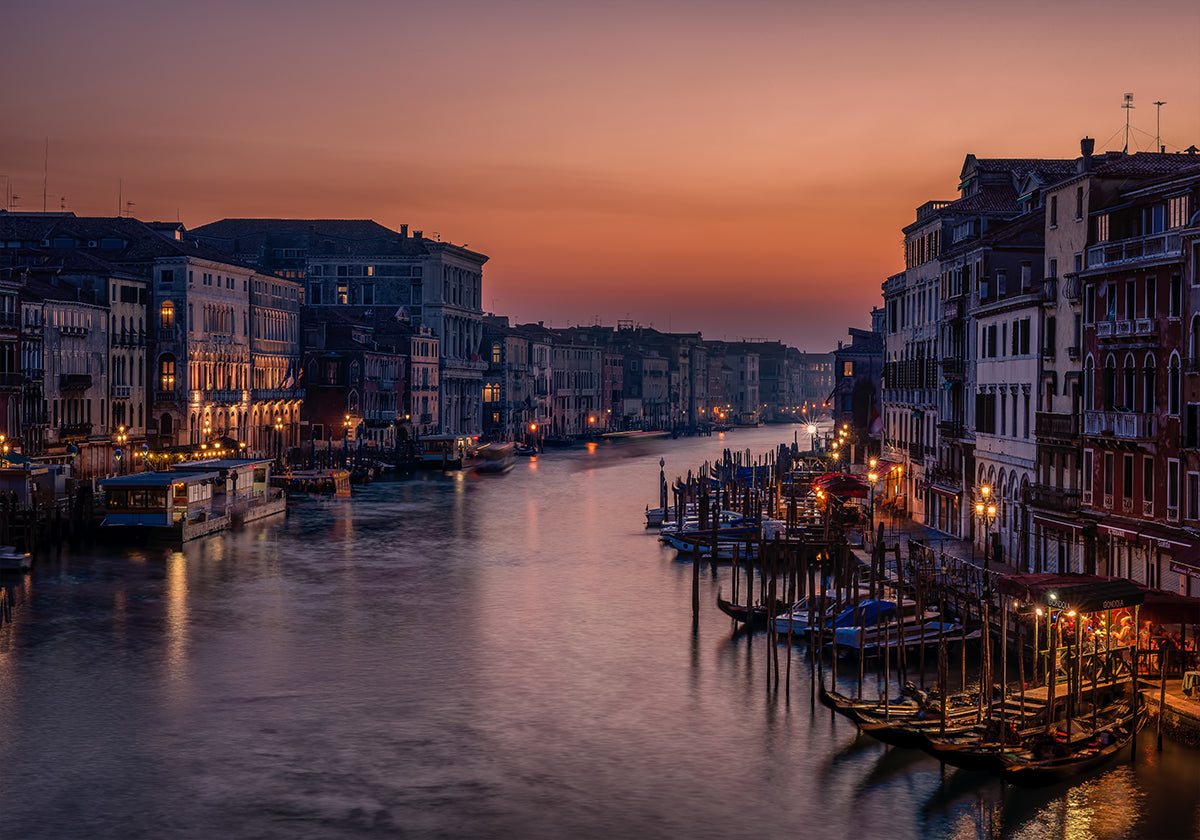Venice Grand Canal at Sunset Plakat