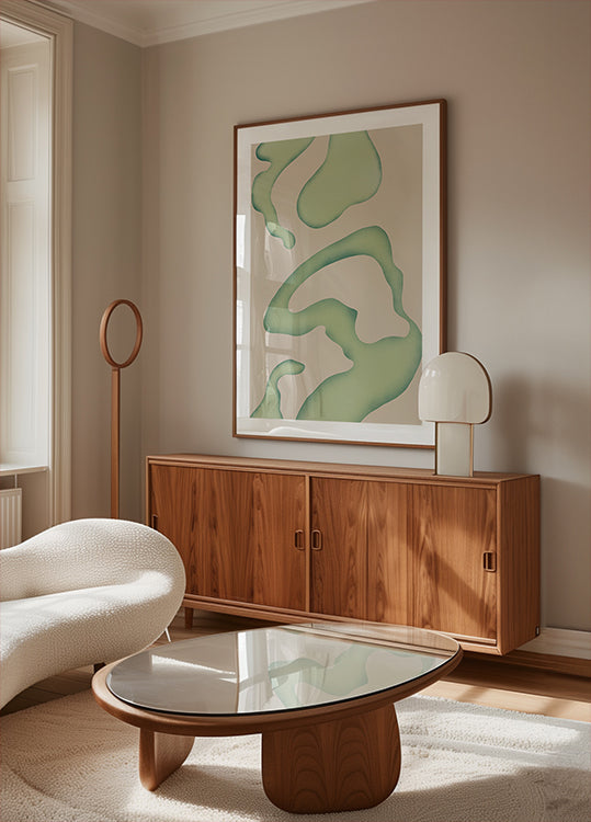 Flowing Green Essence Plakat