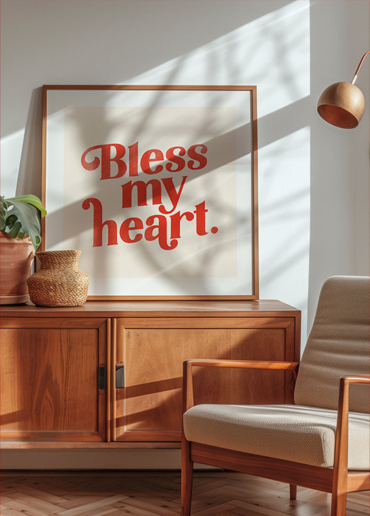 Blessmyheart W Background Plakat
