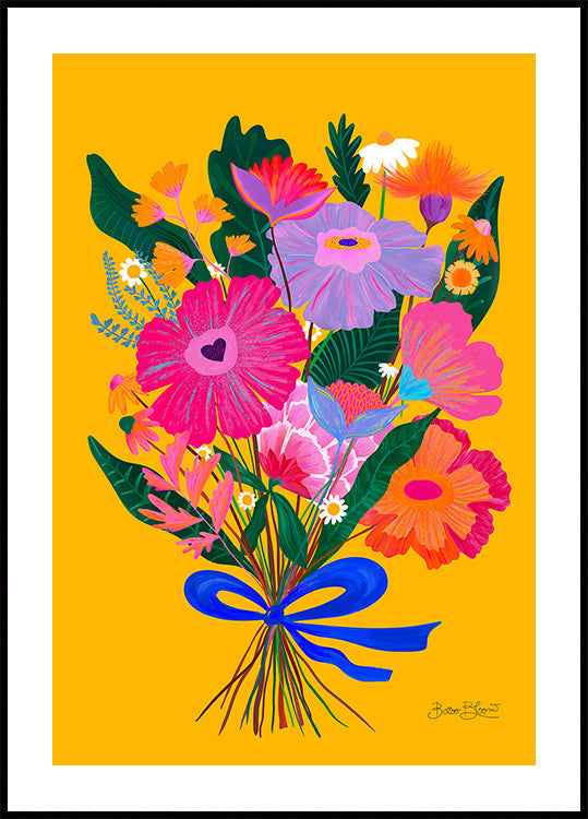 Eclectic Flowers Plakat