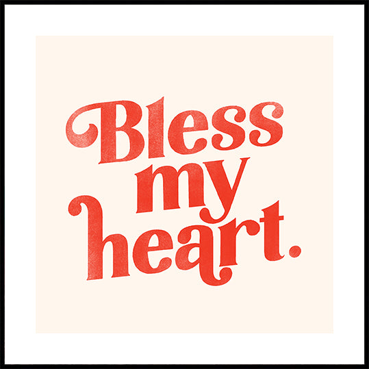 Blessmyheart W Background Plakat