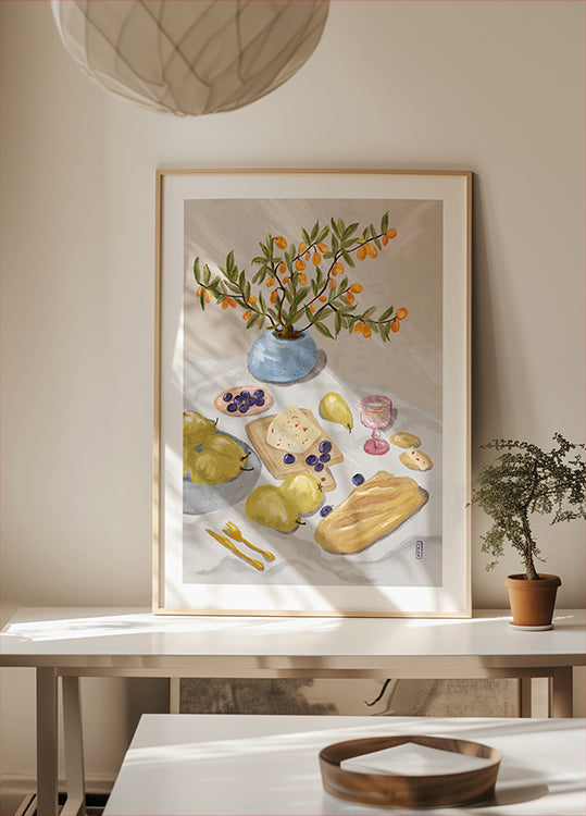 Gin and Tonic In the Afternoon Sun Illustration Plakat