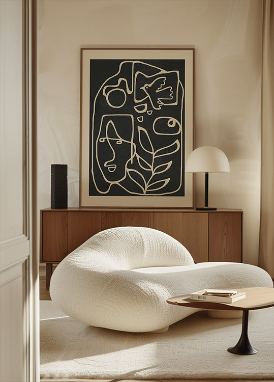 Paleolithic Abstract Art Plakat