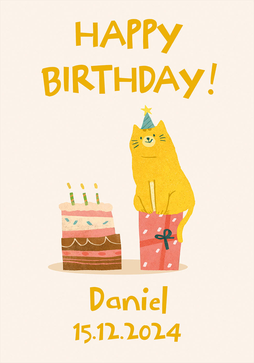 Kid's Birthday Personal 3 Plakat