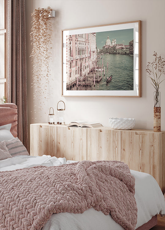 VENICE Canal Grande &amp; Santa Maria della Salute | urban vintage style Plakat