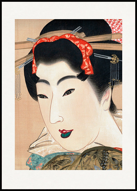 Japanese Geisha (1830s) Plakat