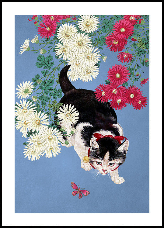 A Cat's Hunt for Butterflies Plakat