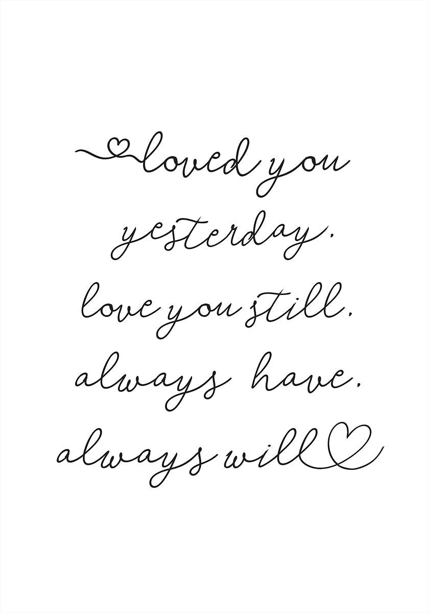 Love Note Plakat