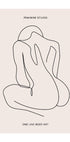 Female One Line Art 154 Plakat - Posterbox.no