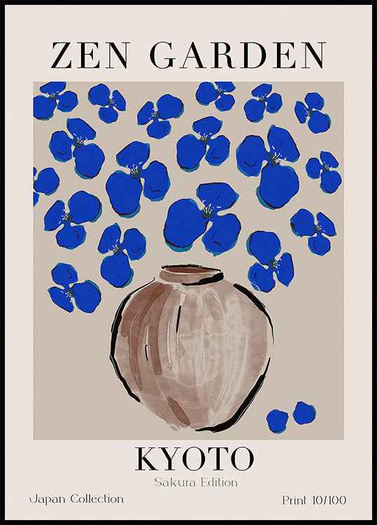 Cerulean Blossoms Plakat