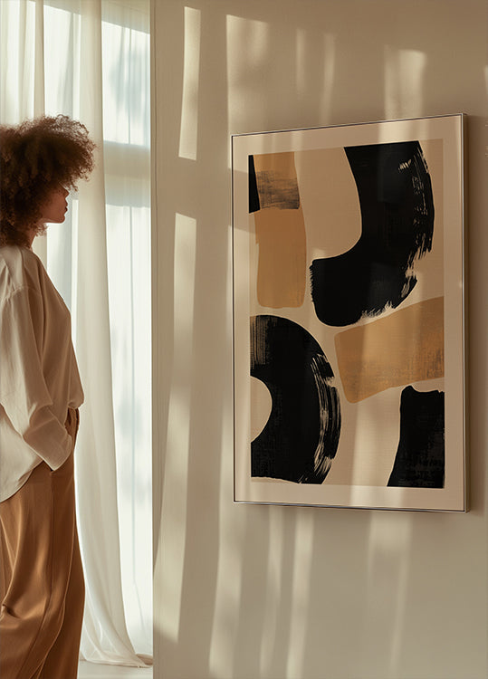 Solid Brush Strokes Plakat
