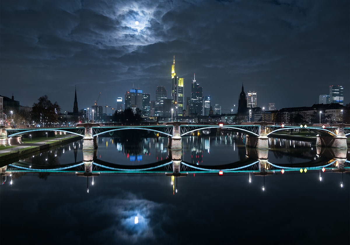 Frankfurt at Full Moon Plakat