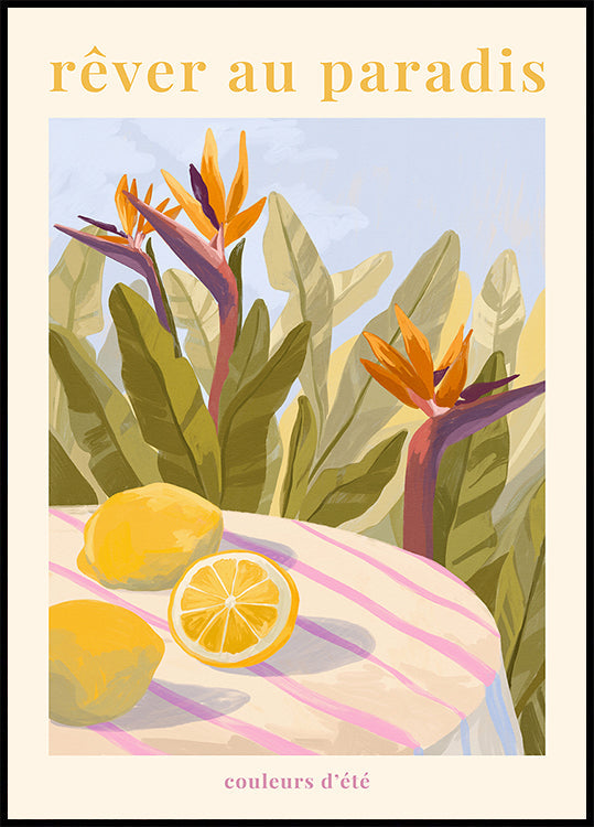 Rêver Au Paradis -  Lemon Plakat