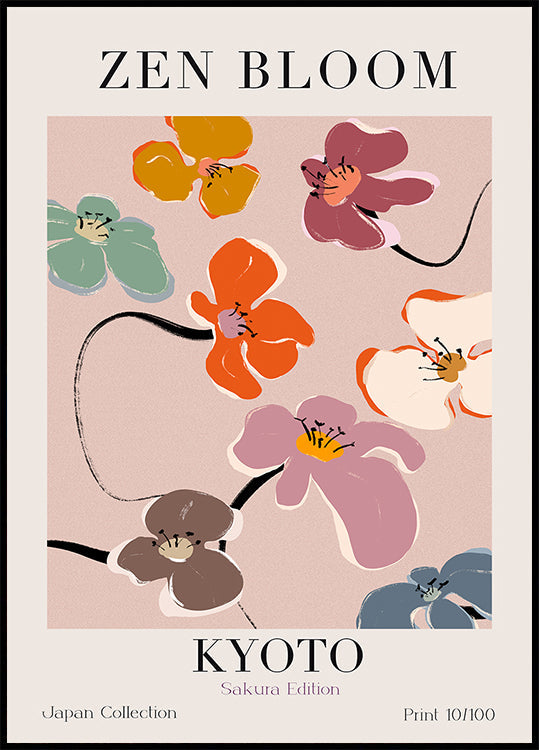 Petals in Harmony Plakat