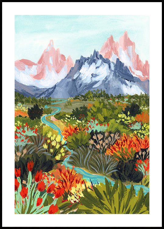 Autumn Mountains Plakat