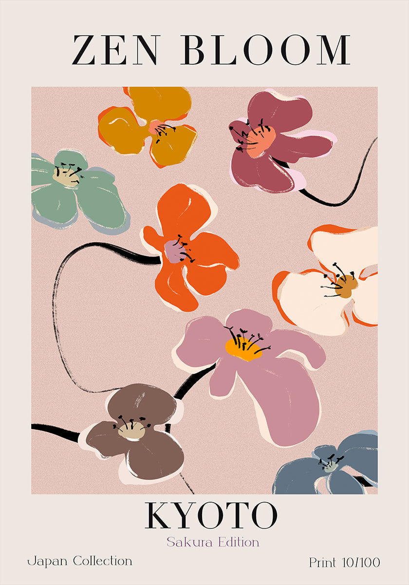 Petals in Harmony Plakat