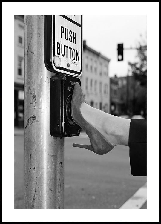 Push Button Plakat