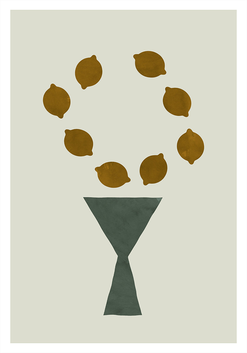 Citrus &amp; Clay Study 2 Plakat