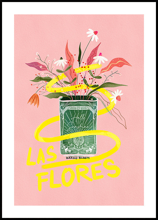 Las Flores Plakat