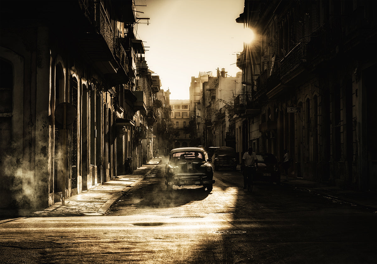 Mystic morning in Havana... Plakat