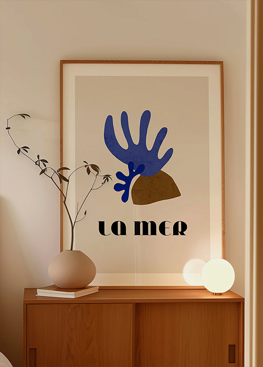 La Mer Abstract Ocean Poster No. 01 Plakat