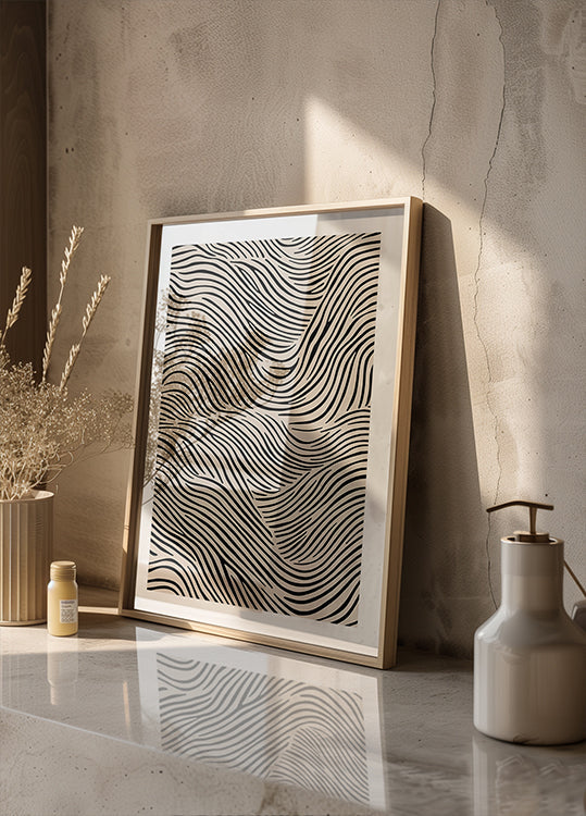 Flowing Lines Art Plakat