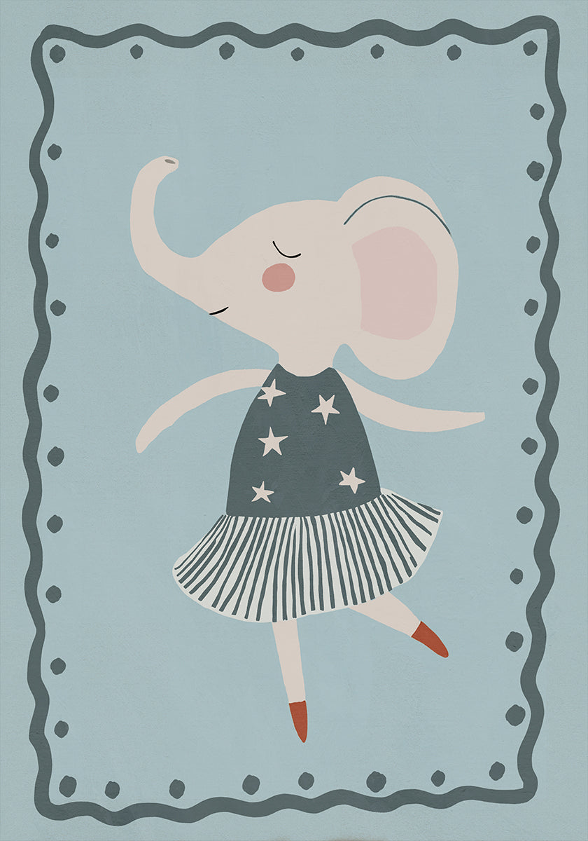 Dancingelephant Plakat