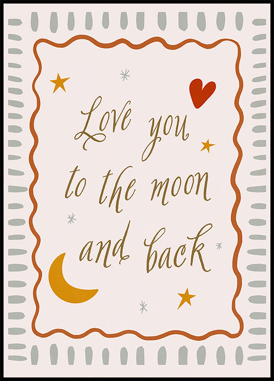 Loveyoutothemoonandbackno02 Plakat